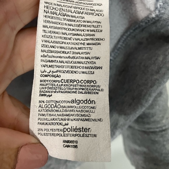 Under Armour Gray Hustle Fleece Hoodie Large Loose Fit - Picture 11 of 12